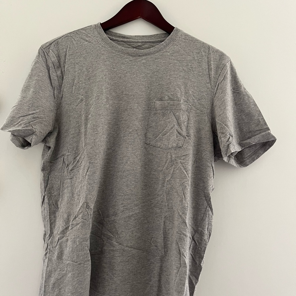 Everlane Heather Gray Organic Cotton Tee